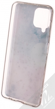 1Mcz Gold Glam Galaxie TPU ochranný kryt pro Samsung Galaxy A22 tmavě modrá růžová (dark blue pink) zepředu