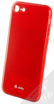 1Mcz Jelly Skinny TPU ochranný kryt pro Apple iPhone 7, iPhone 8, iPhone SE (2020), iPhone SE (2022) červená (red)