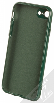 1Mcz Jelly Skinny TPU ochranný kryt pro Apple iPhone 7, iPhone 8, iPhone SE (2020), iPhone SE (2022) tmavě zelená (forest green) zepředu