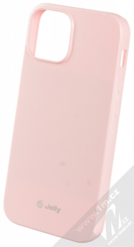 1Mcz Jelly TPU ochranný kryt pro Apple iPhone 13 mini světle růžová (light pink)