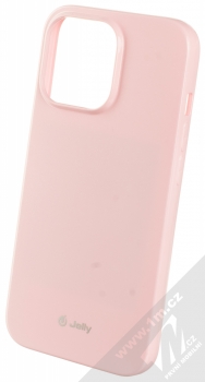 1Mcz Jelly TPU ochranný kryt pro Apple iPhone 13 Pro světle růžová (light pink)