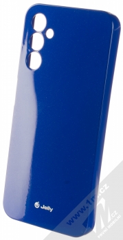 1Mcz Jelly TPU ochranný kryt pro Samsung Galaxy A14, Galaxy A14 5G tmavě modrá (navy blue)