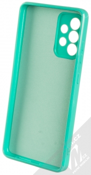 1Mcz Jelly TPU ochranný kryt pro Samsung Galaxy A52, Galaxy A52 5G mátově zelená (mint green) zepředu