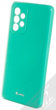 1Mcz Jelly TPU ochranný kryt pro Samsung Galaxy A52, Galaxy A52 5G mátově zelená (mint green)