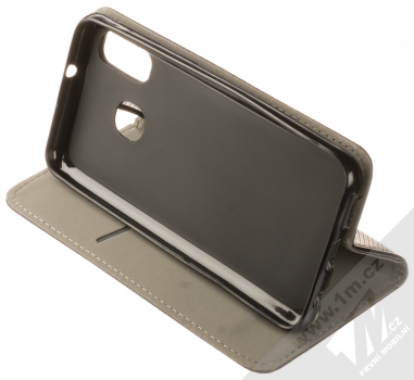 1Mcz Magnet Book Color flipové pouzdro pro Samsung Galaxy A20e černá (black) stojánek