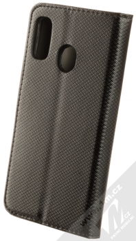 1Mcz Magnet Book Color flipové pouzdro pro Samsung Galaxy A20e černá (black) zezadu