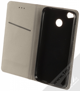 1Mcz Magnet Book Color flipové pouzdro pro Xiaomi Redmi 4X černá (black) otevřené