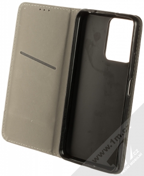 1Mcz Magnet Book Color flipové pouzdro pro Xiaomi Redmi Note 12 5G, Poco X5 černá (black) otevřené