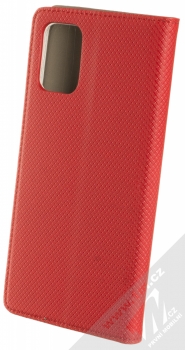 1Mcz Magnet Book flipové pouzdro pro LG K52 červená (red) zezadu