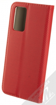 1Mcz Magnet Book flipové pouzdro pro Oppo Reno7 5G červená (red) zezadu