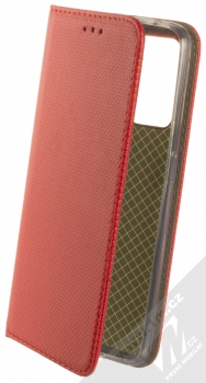 1Mcz Magnet Book flipové pouzdro pro Oppo Reno7 5G červená (red)