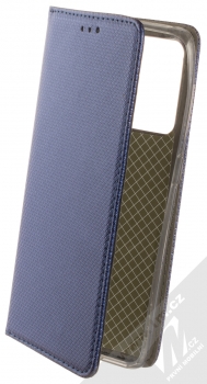 1Mcz Magnet Book flipové pouzdro pro Realme GT2 Pro tmavě modrá (dark blue)