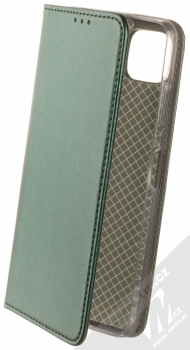 1Mcz Magnetic Book flipové pouzdro pro Samsung Galaxy A22 5G tmavě zelená (dark green)