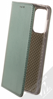1Mcz Magnetic Book flipové pouzdro pro Samsung Galaxy A33 5G tmavě zelená (dark green)