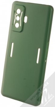 1Mcz Matt Skinny TPU ochranný silikonový kryt pro Xiaomi Poco F4 GT tmavě zelená (forest green)