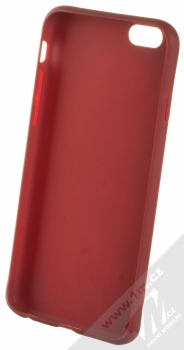 1Mcz Matt TPU ochranný silikonový kryt pro Apple iPhone 6, iPhone 6S tmavě červená (dark red) zepředu