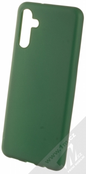 1Mcz Matt TPU ochranný silikonový kryt pro Samsung Galaxy A13 5G tmavě zelená (forest green)