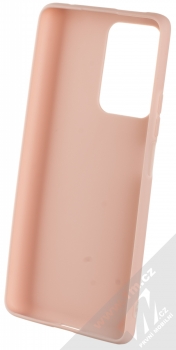1Mcz Matt TPU ochranný silikonový kryt pro Xiaomi 11T, 11T Pro světle růžová (powder pink) zepředu