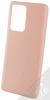 1Mcz Matt TPU ochranný silikonový kryt pro Xiaomi 11T, 11T Pro světle růžová (powder pink)