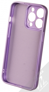 1Mcz Metallic TPU ochranný kryt pro Apple iPhone 13 Pro fialová (violet) zepředu