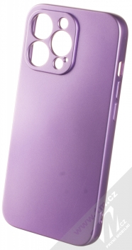 1Mcz Metallic TPU ochranný kryt pro Apple iPhone 13 Pro fialová (violet)