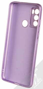 1Mcz Metallic TPU ochranný kryt pro Motorola Moto G60 fialová (violet) zepředu
