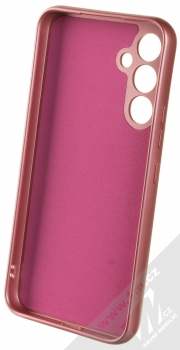 1Mcz Metallic TPU ochranný kryt pro Samsung Galaxy A54 5G růžová (pink) zepředu