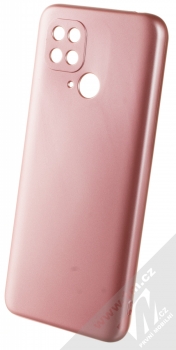1Mcz Metallic TPU ochranný kryt pro Xiaomi Redmi 10C, Redmi 10 Power růžová (pink)