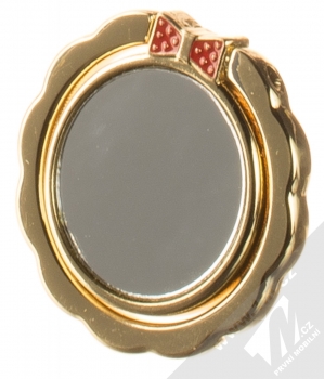 1Mcz Ring Kruh s mašlí držák na prst zlatá (gold)