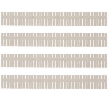 1Mcz Sada organizérů, pořadačů do šuplíku 46,3 x 7 cm 4ks bílá (white)
