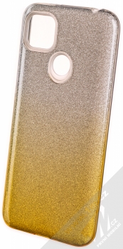 1Mcz Shining Duo TPU třpytivý ochranný kryt pro Xiaomi Redmi 9C stříbrná zlatá (silver gold)