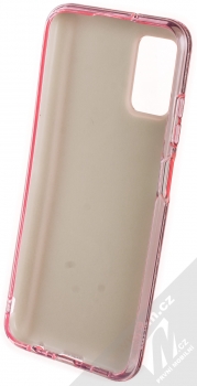 1Mcz Shining TPU třpytivý ochranný kryt pro Samsung Galaxy A03s růžová (pink) zepředu