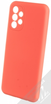 1Mcz Silicone ochranný kryt pro Samsung Galaxy A13 4G korálově růžová (coral pink)
