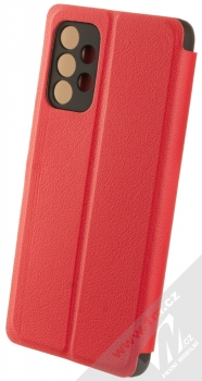 1Mcz Smart View TPU flipové pouzdro pro Samsung Galaxy A32 červená (red) zezadu
