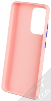 1Mcz Solid TPU ochranný kryt pro Samsung Galaxy A52, Galaxy A52 5G světle růžová (light pink) zepředu