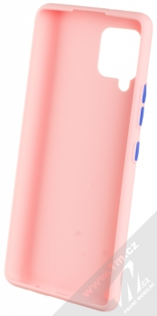 1Mcz Solid TPU ochranný kryt pro Samsung Galaxy A42 5G světle růžová (light pink) zepředu