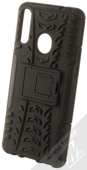 1Mcz Tread Stand odolný ochranný kryt se stojánkem pro Samsung Galaxy A20s celočerná (all black)