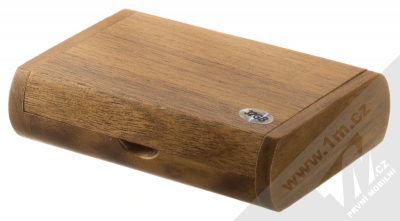 1Mcz Wooden Data Briefcase 32GB USB 2.0 Flash disk ve dřevě a dřevěném kufříku ořechově hnědá (walnut brown) kufřík