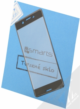 4smarts Second Glass barevné ochranné tvrzené sklo na displej pro Sony Xperia X černá (black)