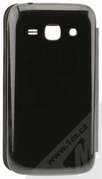 Forcell Double Window Flip flipové pouzdro pro Samsung Galaxy Ace 3 černá (black) zezadu