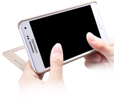 Nillkin Sparkle flipové pouzdro pro Samsung Galaxy A5 použití