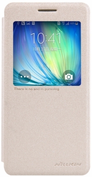 Nillkin Sparkle flipové pouzdro pro Samsung Galaxy A5 gold