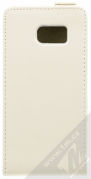 ForCell Slim Flip Flexi otevírací pouzdro pro Samsung Galaxy S6 bílá (white) zezadu