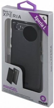 Muvit miniGEL Sony Xperia L black