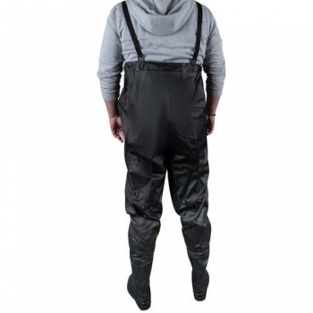 1Mcz Rybářské brodící kalhoty prsačky velikost 42 černá (black)