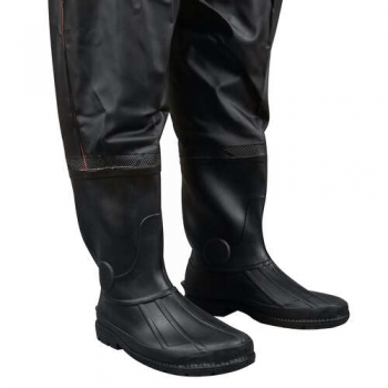 1Mcz Rybářské brodící kalhoty prsačky velikost 42 černá (black)