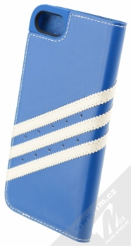 Adidas Booklet Case flipové pouzdro pro Apple iPhone 7 (BI8042) modrá bílá (blue white) zezadu