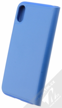 Adidas Originals Booklet Case flipové pouzdro pro Apple iPhone X (CJ1281) modrá bílá (blue white) zezadu