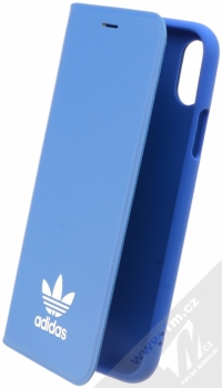 Adidas Originals Booklet Case flipové pouzdro pro Apple iPhone X (CJ1281) modrá bílá (blue white)