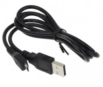 Alcatel CC40 originální nabíječka do auta s USB výstupem a originální USB kabel s microUSB konektorem černá (black)